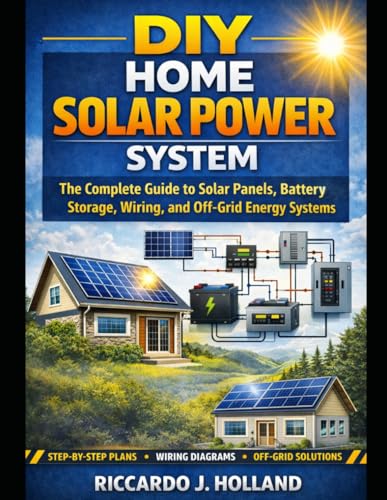 DIY Home Solar Power System: The Complete Guide to Solar Panels, Battery Storage, Wiring, and...