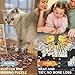 Napzy Puzzle Mat-Jigsaw Puzzles Matt Roll Up to 3000pcs Roll-up Puzzled Board Puzzling Organizers and Storage with 8PCS Jigsaws Sorting Trays, Drawstring Storages Bag Jigsawn Keeper Saver