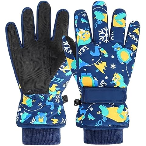 Azarxis Kids Windproof Ski Gloves for Winter Cover