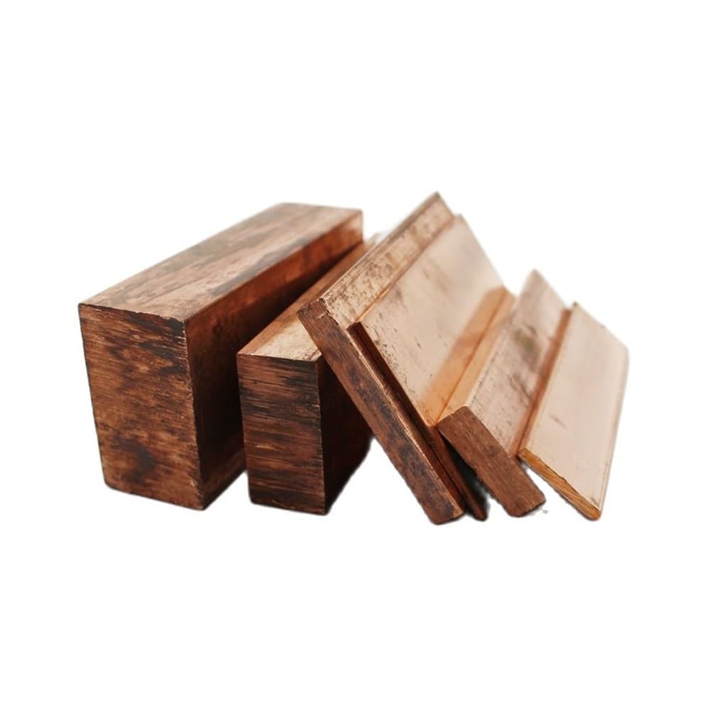 Solid Red Copper Flat Bar Mill Stock, Length 100mm Copper Flat Bar, Thickness 1.5mm to 80mm Solid Brass Flat bar 1pc(100X4X40MM)