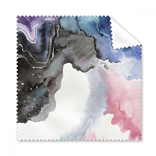 Cadeau tissu aquarelle abstrait essuie-lunettes et nettoyant écran tactile de téléphone, 5pcs