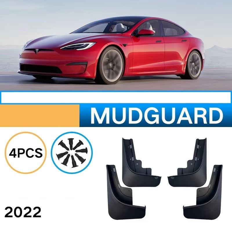 Bavettes garde-boue Tesla Modèle S stop aux impacts de gravillons