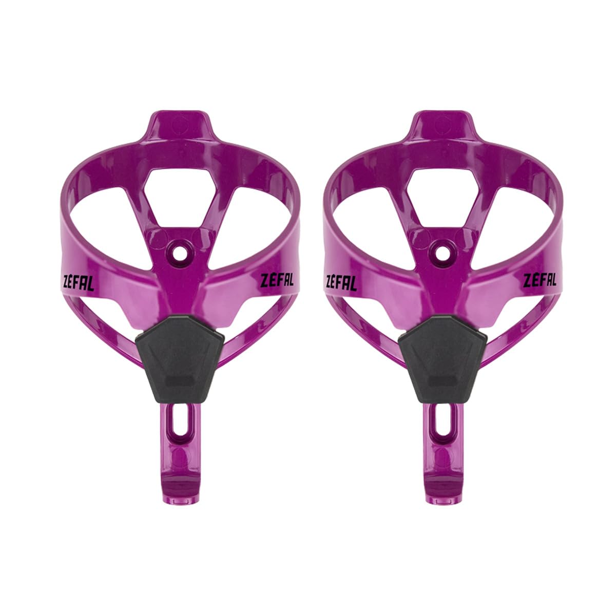 ZEFAL Pulse A2 x 2 Bottle Holder Bicycle Purple - Drink Holder Bicycle MTB Road Bike - Bicycle Bottle Holder Robust and Durable - Lightweight 26 g