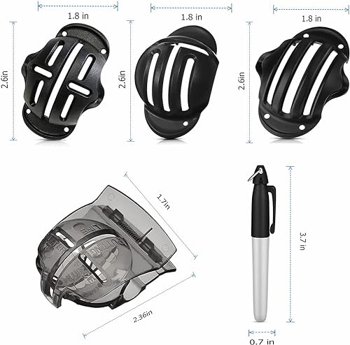 Professional 8 Pack Precision Golf Ball Marker