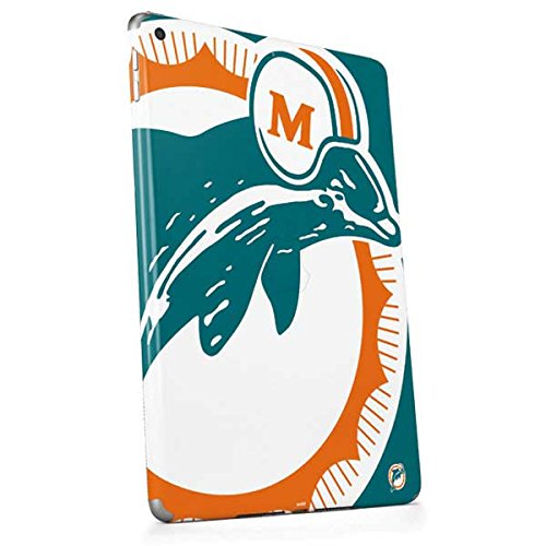 Skinit Decal Tablet Skin Compatible with iPad 9.7in (2018) - Officially Licensed NFL Miami Dolphins Retro Logo Design
