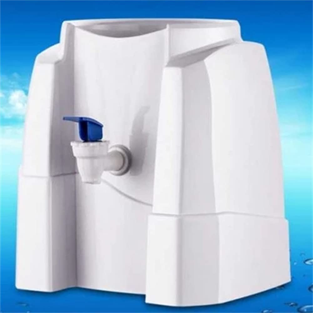 Wasserspender mit Wasserhahn, Tischwasserspender Gallonen Wasserflasche, Büro -Brunnen -Wasserständer, Push -Handpumpenmaschine (ohne Strom)
