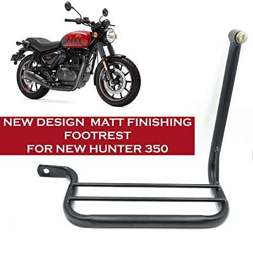 Image of HEAVY METAL LADY FOOTREST FOR ROYAL ENFIELD HUNTER 350 (Black Duplex Coating)