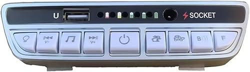 Miniatura 2 de Fuente de alimentación de vehículo eléctrico para niños de 12 V, interruptor de control central, conexión Bluetooth multifunción, fuente de