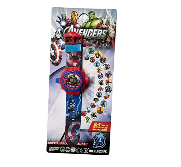 SBWC Generic Digital 24 Images Projector Watch for Kids, Children Toy Projector Watch (Multi Colour) (Avengers) (B0B2PZKJ4X) Amazon Price History, Amazon Price Tracker