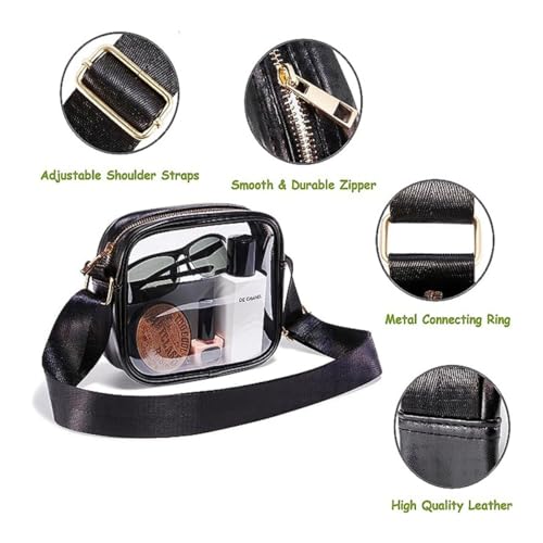 Clear Bag For Stadium Events,Crossbody Bags For Women Purses3