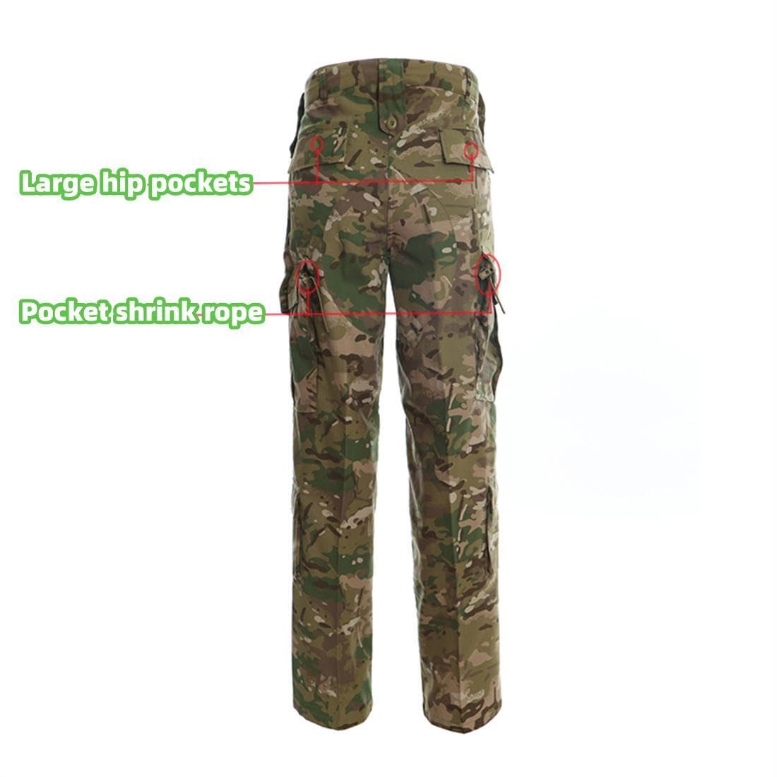 Kombinezon kamuflażowy mundur bojowy BDU mundur wojskowy myśliwski wojna paintball płaszcz + spodnie zieleń wojskowa