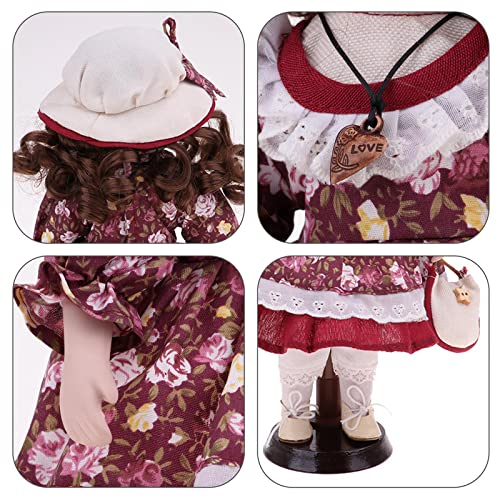 Amagogo Bella Bambola in Porcellana da 30 Cm