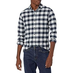 Amazon Essentials Men’s Long-Sleeve Flannel Shirt – Discontinued Colors