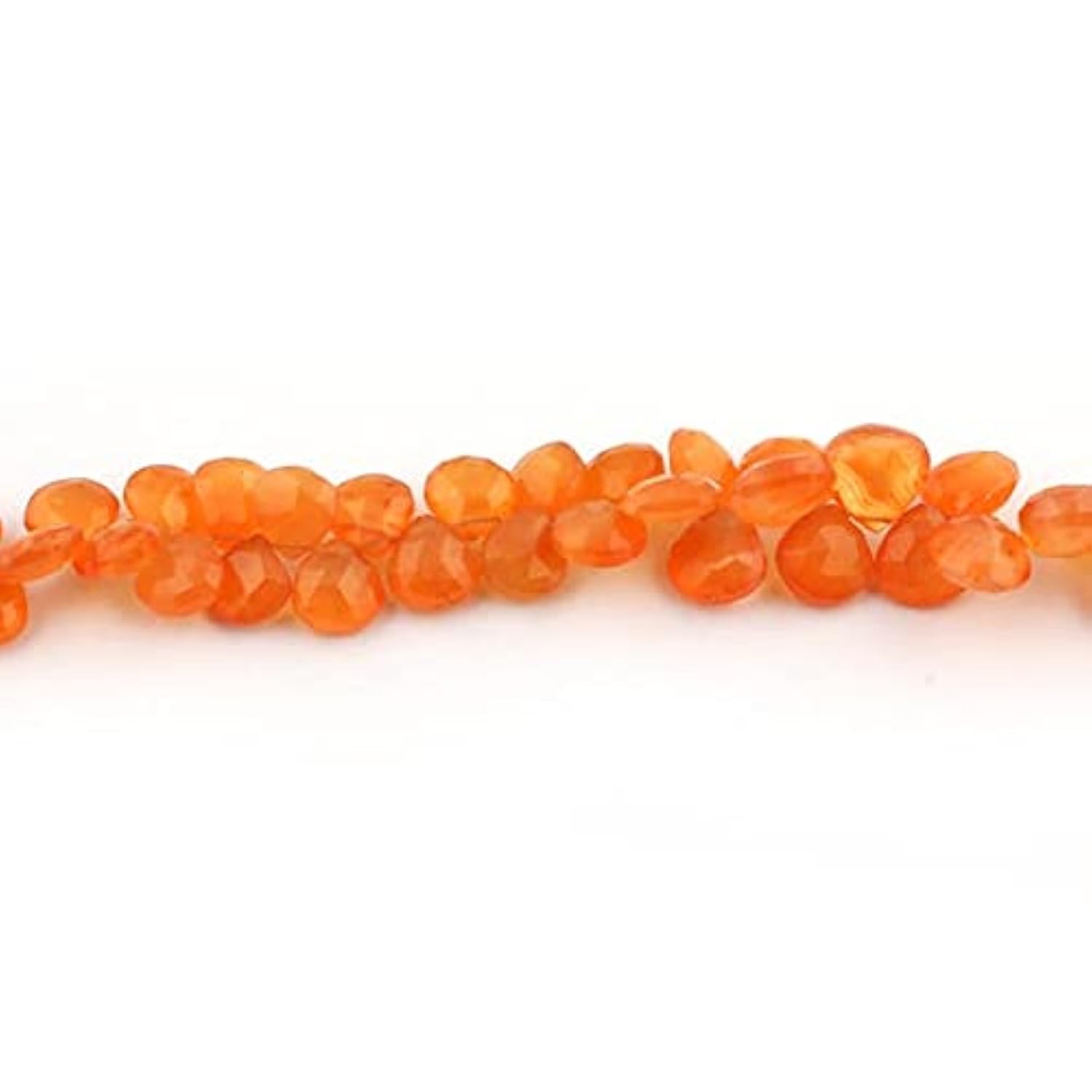 Perles Pear Drop Carnelian LKBEADS en cornaline pour sublimer vos tenues d'été
