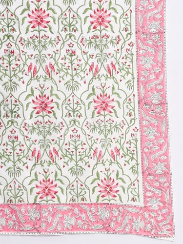 Image of Ravaiyaa - Attitude is everything Sanganer Hand Block Printed Scarves Pure Cotton Scarf Square Hijab Dupatta 40 inch X 40 inch Inch