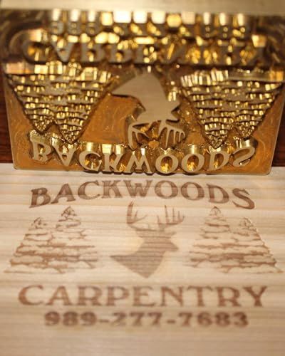 Branding Iron Custom Logo Design Branding Iron voor Kokos, Burger, Vlees, BBQ Hout Branding Iron (3inch/7,62cm)