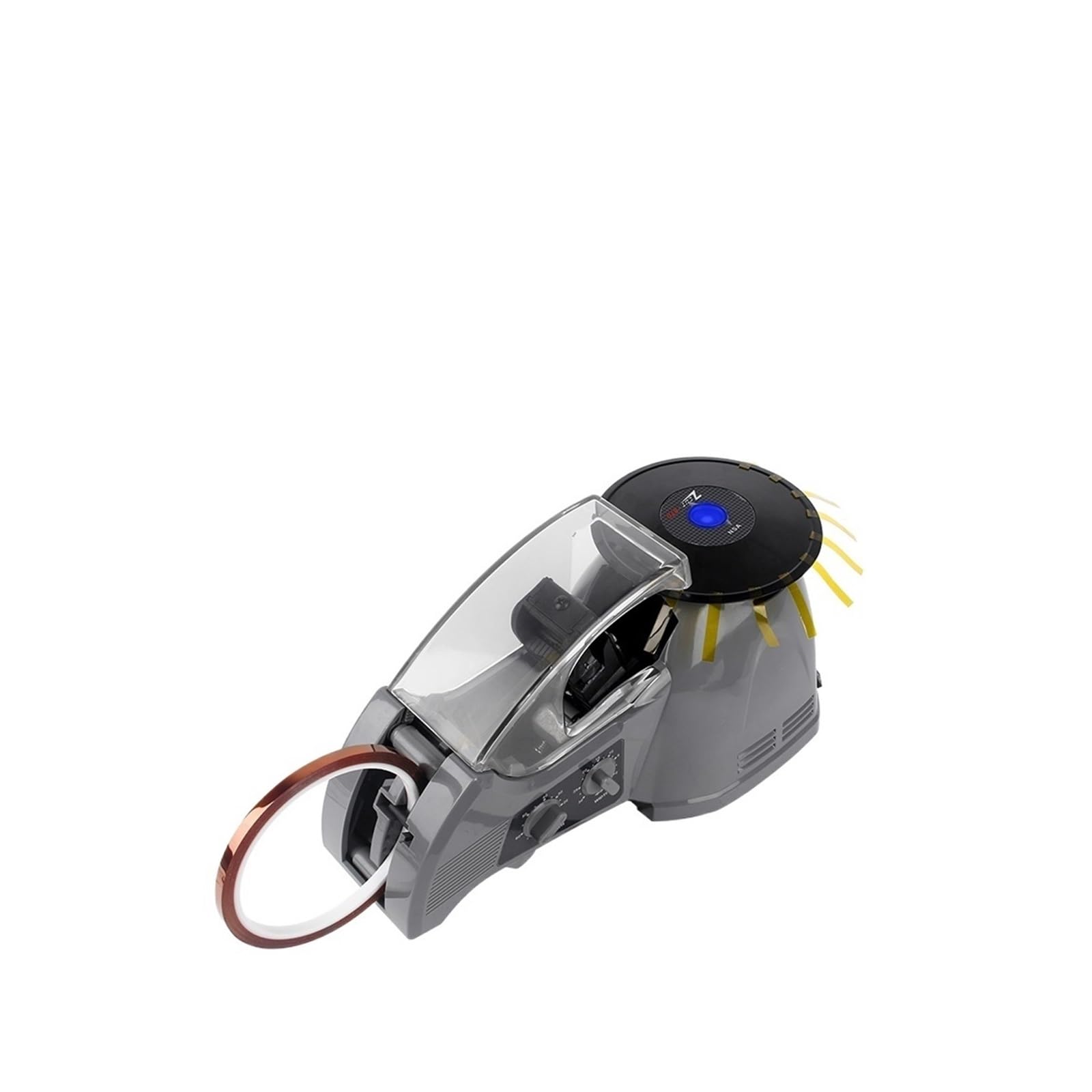 Ribbon Cutting Machine, M-1000 Automatic Tape Dispenser, Electric Adhesive Cutter Cutting Machine, High Temperature Belt for Shipping, Schools(870 3-25mm)