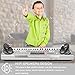 BIGFUN 61 Keys Multifunction Portable Electronic Keyboard Piano Musical Teaching Keyboard for Kids Children Early Learning Educational with Double Speakers (Silver)