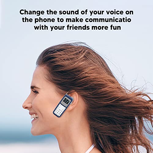 Mini Bluetooth Dialer Telefon med MP3 Spelare - Blå
