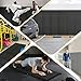 Gym Wall Paddings Basketball Court Wall Protection Pad, 2in Thick Foam Wall Mat Durable Protector for Wall, Mounted Basketball Hoops Garage Taekwondo, 72x20x4in