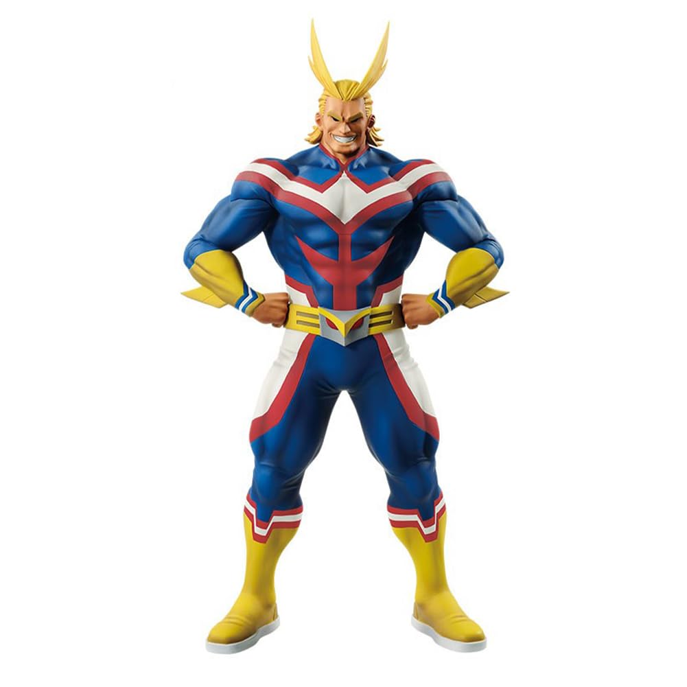 Xinchangda MHA ALL MIGHT Figure Anime ALL MIGHT Action Figure Statue Standing Posture PVC 20CM Anime MHA Figurine Model Home Car Desk Decoration Birthdays Gift