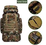 80L Hiking and Camping Backpack, Outdoor Hunting and Climbing Backpack, Water Resistant Backpack, Tactical Backpack for Men and Women