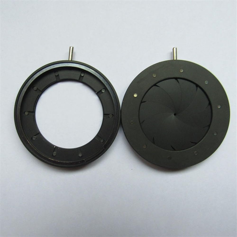 Accesorios para Microscopios Módulos ópticos de microscopio de cámara de Condensador de diafragma de Apertura de 1-29mm Iris mecánico óptico Ajustable Durabilidad Y Rendimiento Confiable