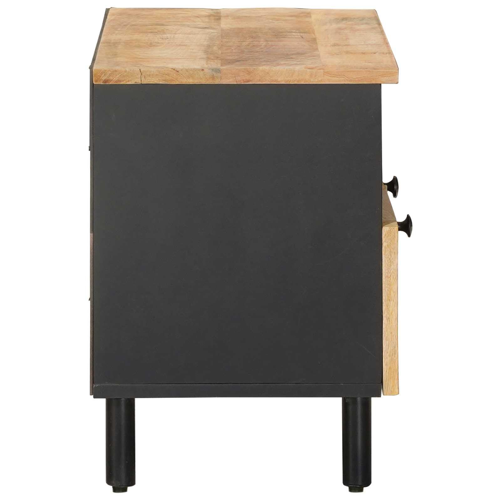 Lot de 30 bordures de pelouse en métal - 20 x 103 cm - Noir