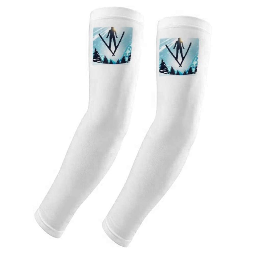 Guante para deportes de invierno de esquí y snowboard con estampado artístico de árbol 5