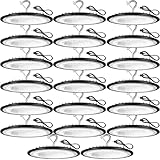 YANYCN 20 Pack 100W UFO Led High Bay Light Fixture,5000K Daylight Commercial Shop Bay Lighting,120VAC,15000LM,[450W MH/HPS Equiv.] US Plug Area Lighting for Warehouse/Barn/Gym/Factory/Workshop