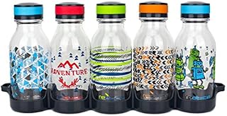 Reduce WaterWeek Reusable Water Bottles, 14oz – Includes 5 Refillable Water Bottles Plus
