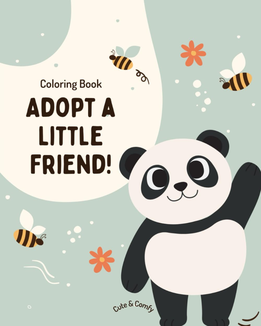 Adopt a Little Friend! - Coloring Book: Animal coloring book for children