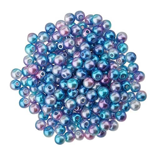 SNAPPSY 2x500Pcs 4mm Colored Imitation Pearl ABS Plastic Loose Beads DIY Jewellery 2#-picture-35