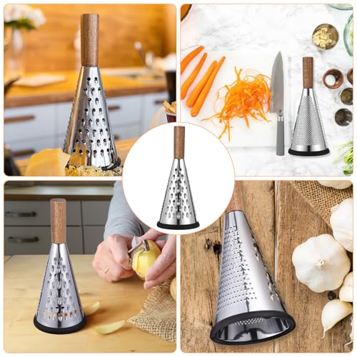 Rallador cónico de acero inoxidable con mango 9 pulgadas miniatura 3