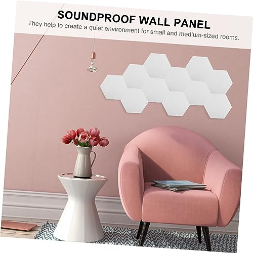 Toddmomy 12pcs Tapetes Absorbentes de Sonido Paneles Acústicos Insulación para Pared Aislante para Oficina miniatura 3