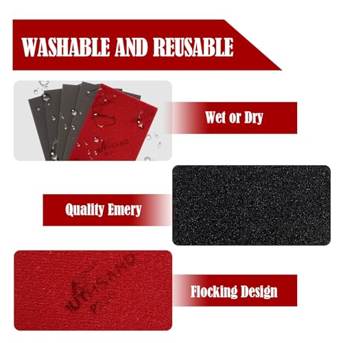 36 Stück Schleifschwamm, 800-1000 Körnung Schleifblock, Weichschaum Sand Block Nass Trocken Schleifpapier für Modell Trockenbau Metall Holz Möbel Polieren