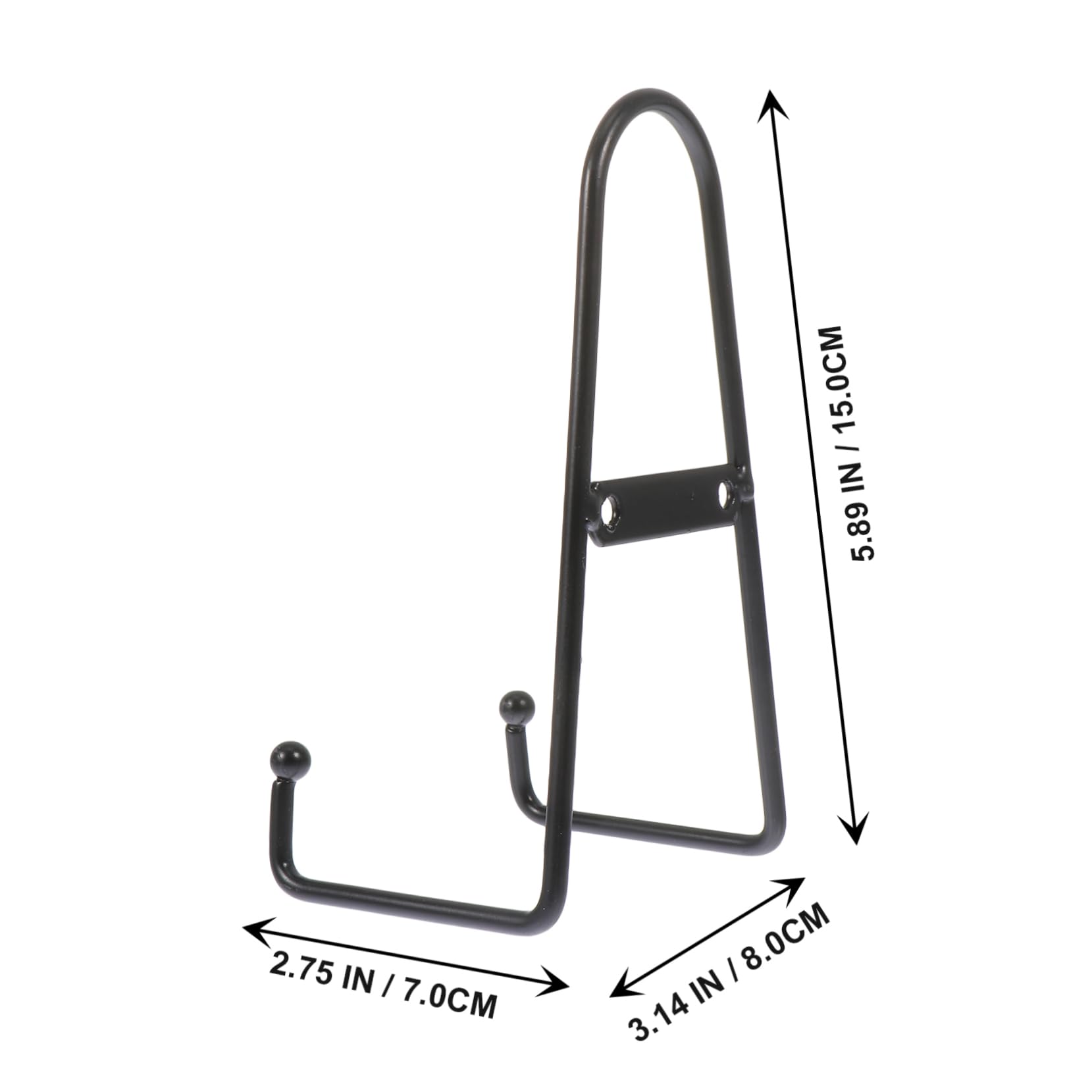 ULDIGI 4pcs Metal Plate Display Racks Multipurpose Metal Frame Holders for Plates Photos and Decorative Items for Home Office Kitchen and Events