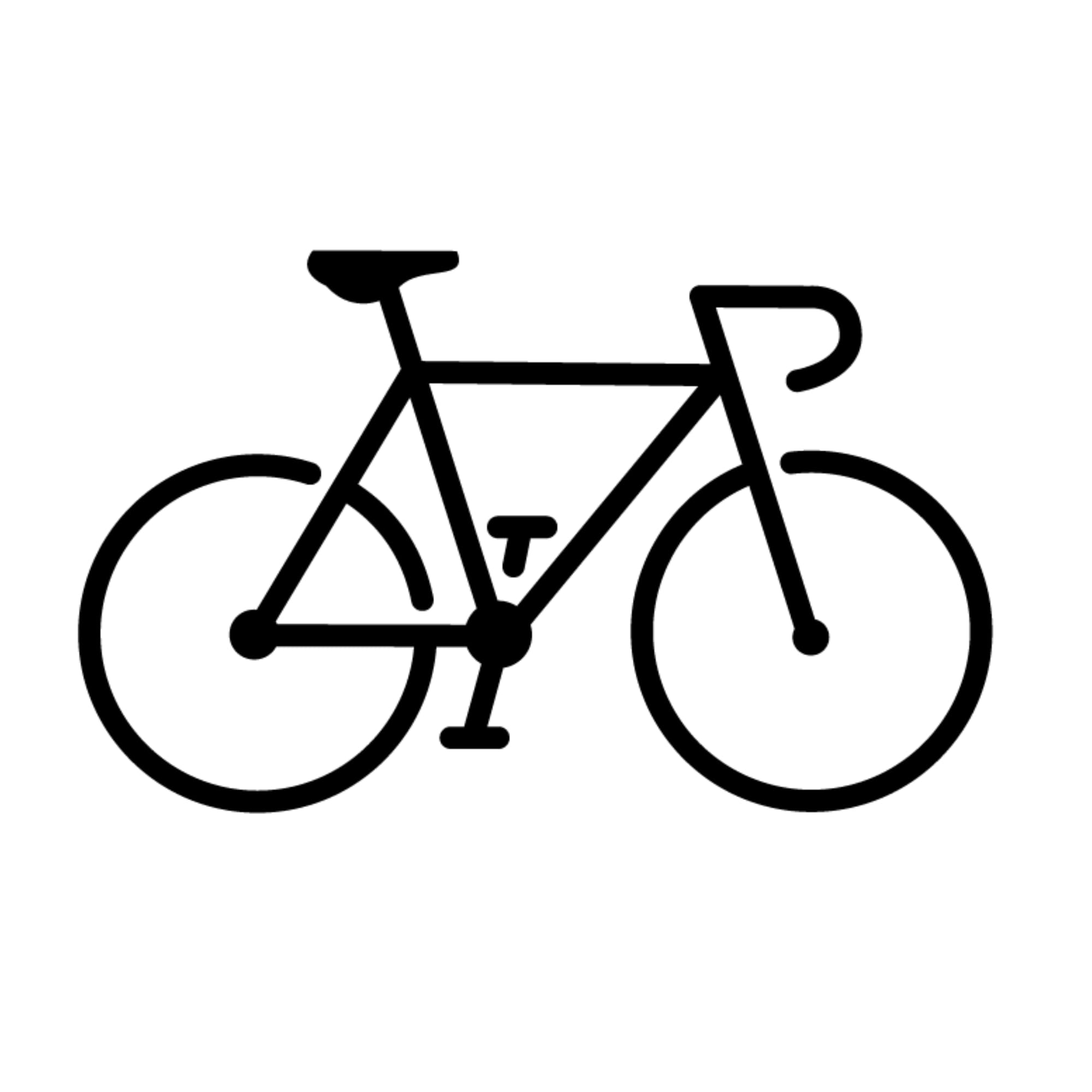 tattoo fahrradlenker Inkster® Simple Bike | Temporary Tattoo with European Cosmetic Certification | Waterproof + Plant Based 120 Croozer Dog Enna - Choose from the following frame size::M