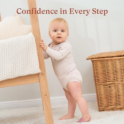 Baby Long Sleeve Onesie Bodysuits (3-Pack), Infants Onesies for Boys Girls, Snap Closure for Newborns3