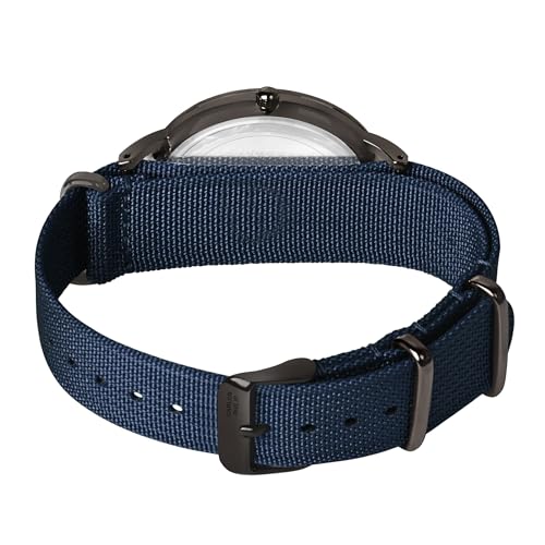 Image of Carlos Philip Men's Minimalist Analog Watch - Classic Dial with Date Display, Nylon Strap, Quartz Movement, Casual Everyday Style Watch for Men
