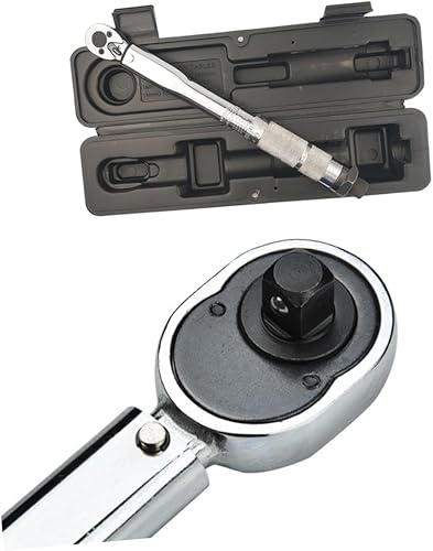 Miniatura 9 de DOITOOL Llave dinamométrica ajustable con ajuste de toda la construcción de trinquete reversible para un fácil uso, herramienta esencial para