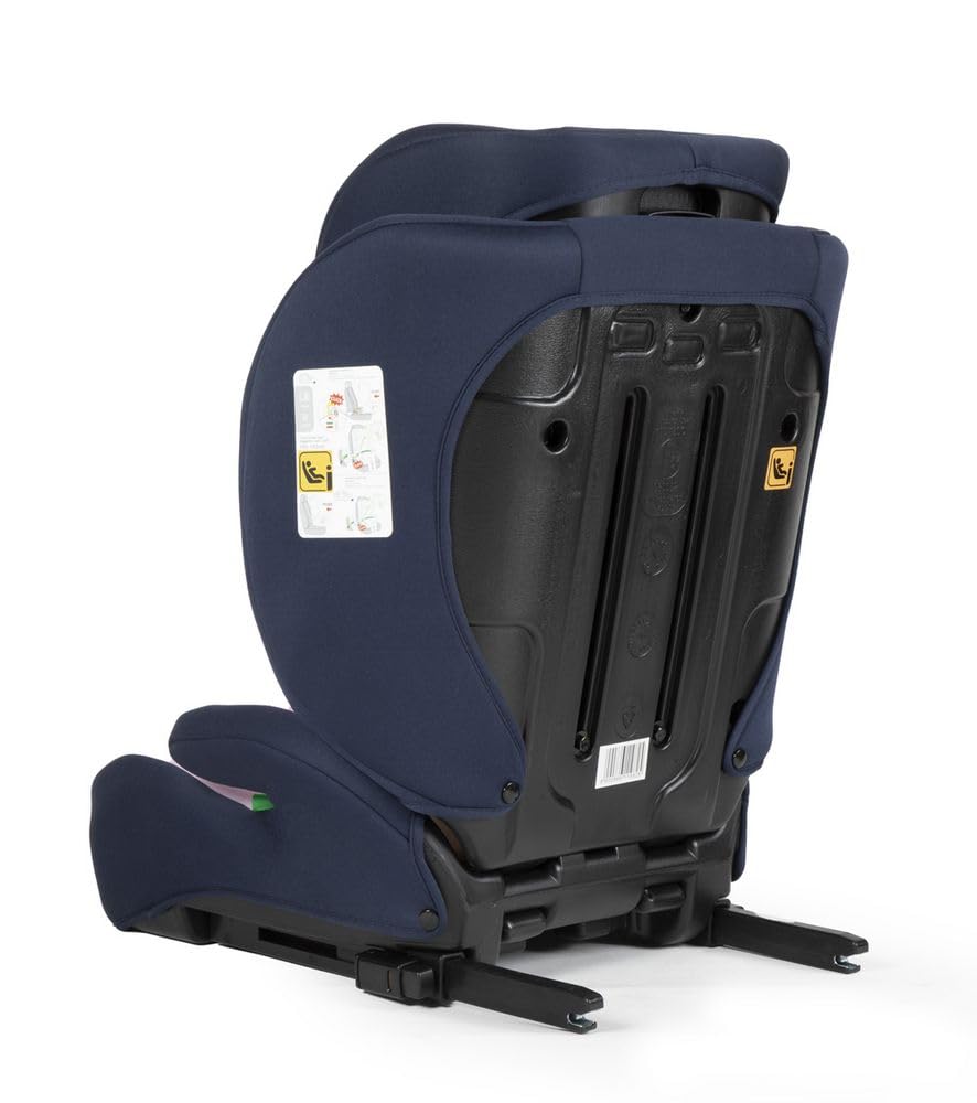 Fotelik Samochodowy Disney Frozen Z Nasadką ISOFIX Dla Bezpieczeństwa Dziewcząt O Wysokości Od 100 Do 150 Cm Z Grafiką Księżniczki Elsy, Anny I Uroczego Olafa Na Fioletowym Tle