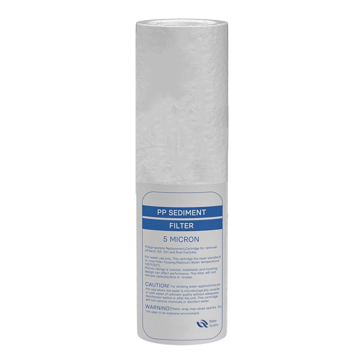 Pack de Filtration d'eau Double Porte Filtre Plus Filtre Anti sédiment 10 microns et 5 microns thermosoudée pour Une Eau Pure