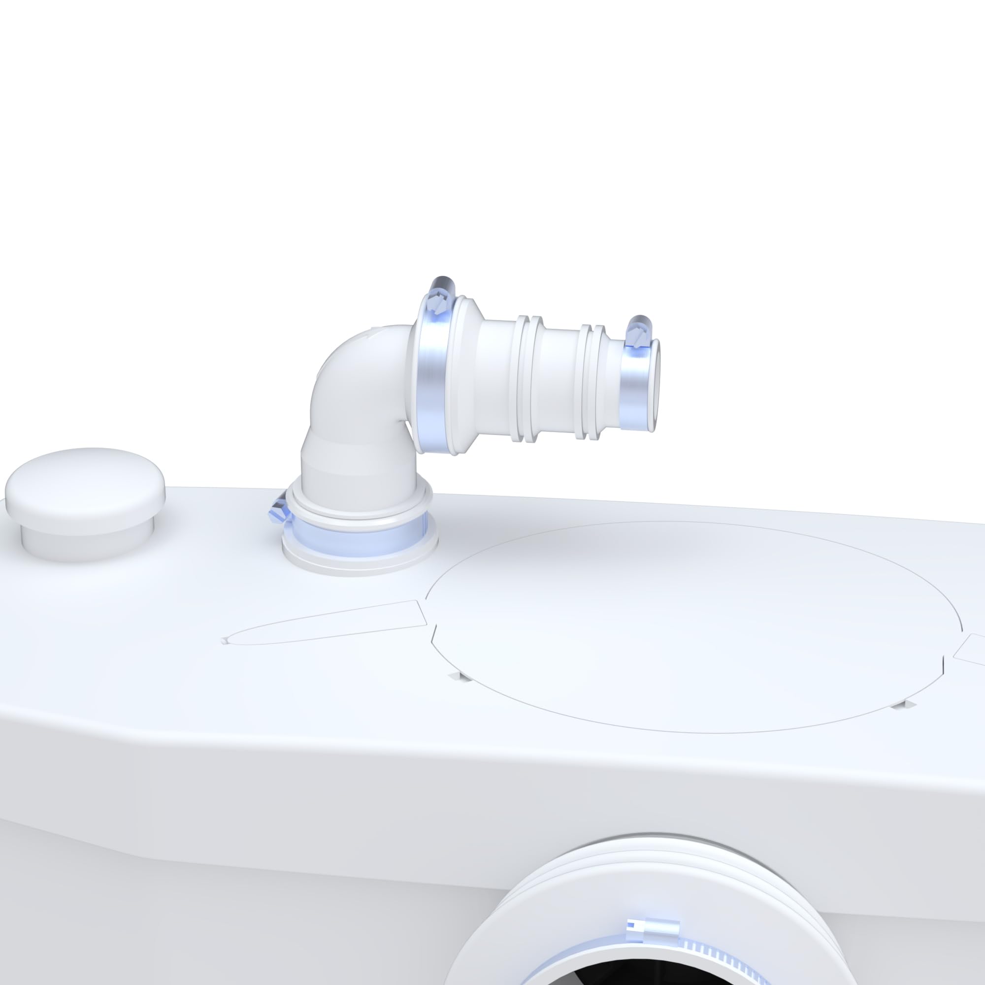 SFA Sanimoueur Saniplus Up - Trituradora de inodoro para baño completo con inodoro, gran capacidad, instalación discreta, fácil mantenimiento, 52,6 x 23,5 x 32,9 cm - 400 W - Made in France