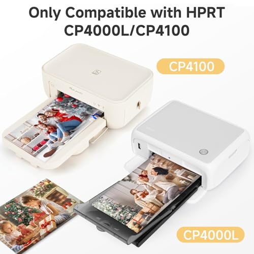 HPRT CP4100 4x6 Photo Printer Paper 54 Sheets with 1 Ribbon, Full colour by HPRT - Used condition - Image 3