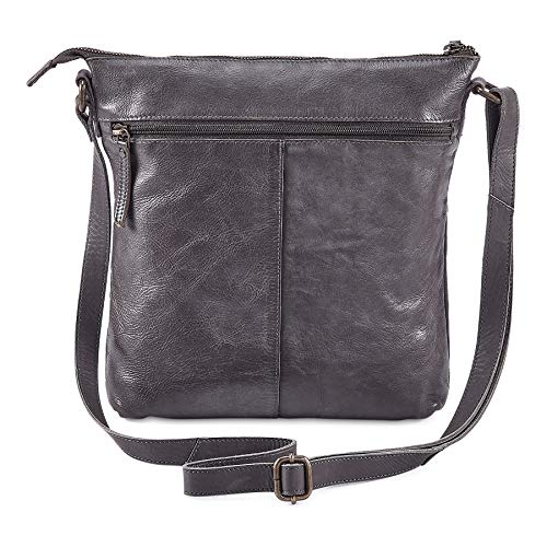Image of Crossbody Bags for Women Genuine Leather Purse Handmade Vintage Shoulder Bag Crossover Pocketbook Adjustable Strap | Handmade
