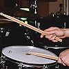 5A Drumsticks, AIEX 3 Pair Drum Sticks Classic Maple Wood Drumsticks Wood Tip Drumstick for Students and Adults (with Waterproof Bag) #5