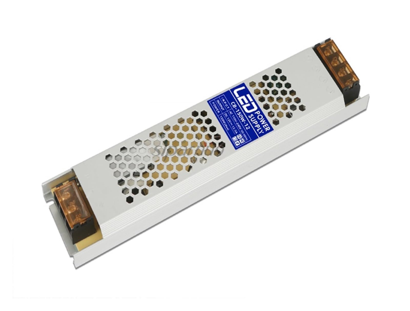 Transformadores de iluminación, fuente de alimentación del controlador LED, adaptador de transformador ultrafino de 60W 100W 150W CC 12V 24V, for tira LED WS2815(60W,12V)