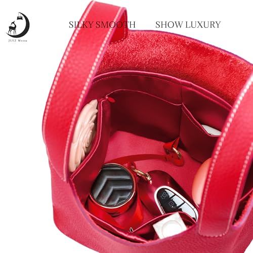 Image of Fits for Picotin Bag Insert Organizer For Hermes(18,RougeCasaque)