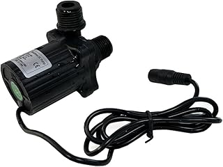 SHYSKY DC40F-2460 Micro Brushless DC Water Pump 24V 28W, 253GPH 19ft, Waterproof, 1/2 inch threaded ports, Safe Low Noise Stable Long-term Work, Submersible or Land Use, For Small cooling, gardening